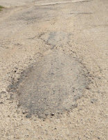 Earthroad - cold mix - pothole - Canada Cold Mix - Recycled Asphalt after repair